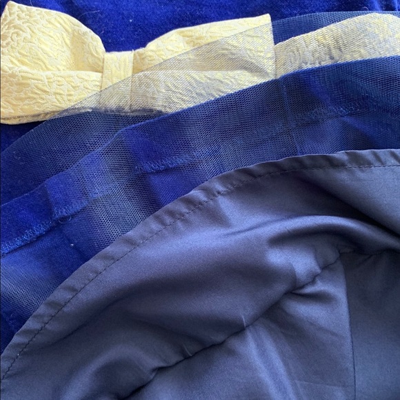 Navy blue Girls Dress - Picture 4 of 4